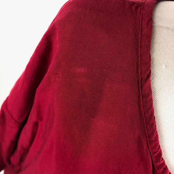 RMG Plus Size 2X Tunic Button Front Red Modest - Picture 6 of 6